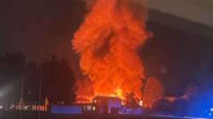 Second fire breaks out at derelict social club