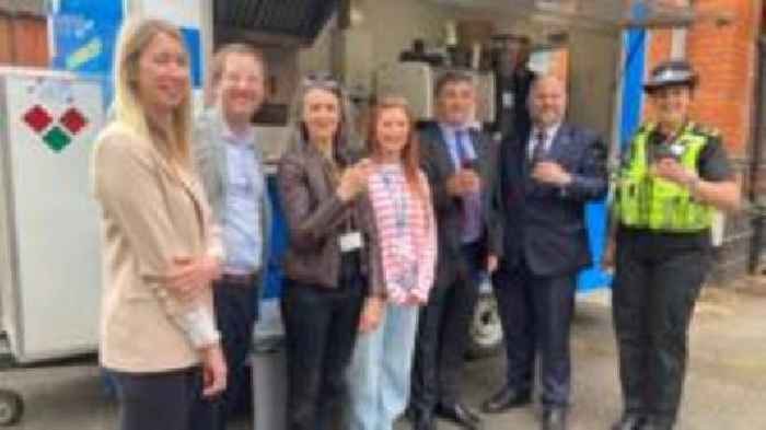 Mobile cafe for youth offenders opens its doors