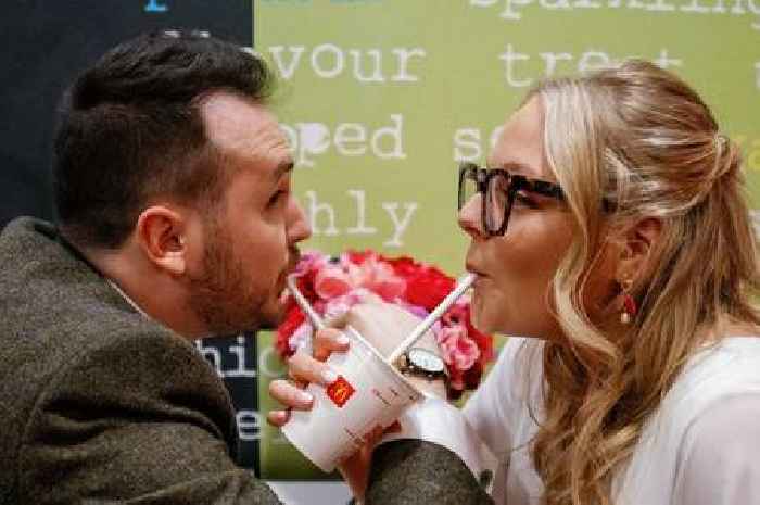 Bride 'too full' to eat own wedding dinner - after she and hubby ditch stunned guests to grab Big Macs