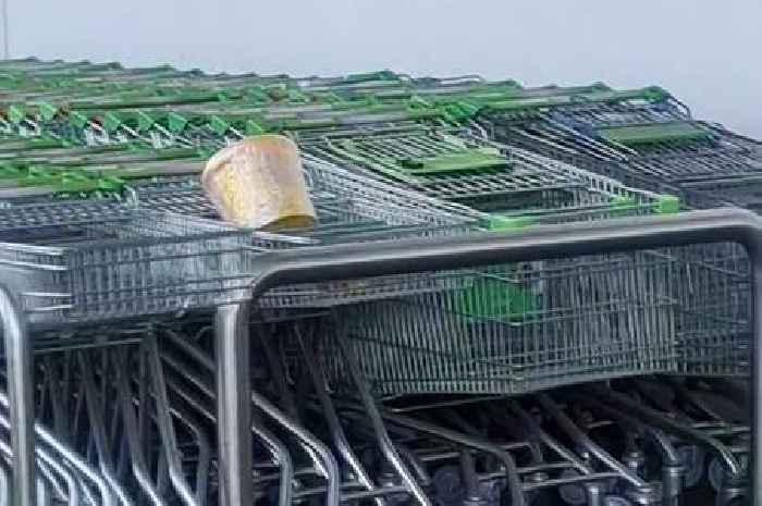 Grim scenes at Asda store in Hyson Green as litter and 'bucket of human waste' left outside