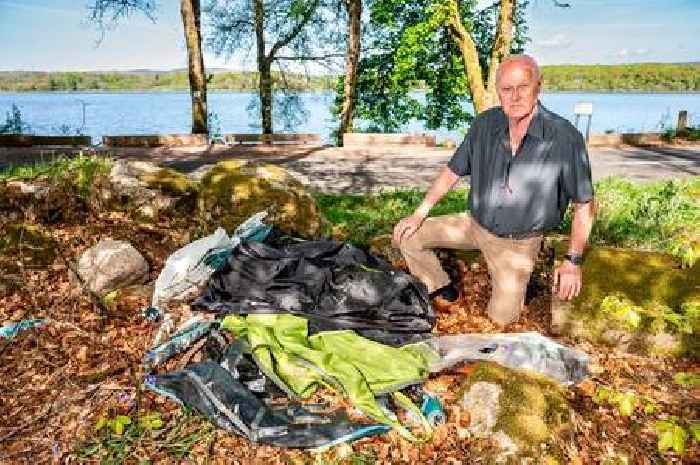 Campers leave piles of rubbish at Dumfries and Galloway beauty spot over Bank Holiday weekend