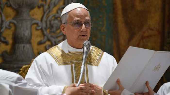 Pope Leo holds first mass - and says he hopes to help Church be a beacon of light