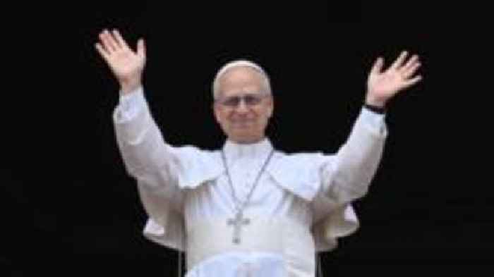 Watch: Crowds cheer as Pope holds first Sunday address