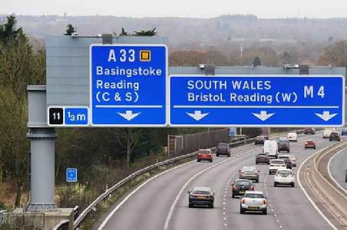 Child dies in M4 crash after minibus overturns