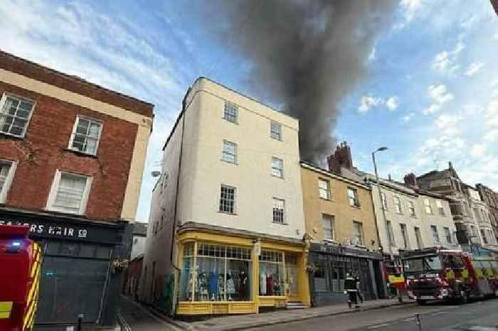 Exeter fire: Homes evacuated and hundreds without power