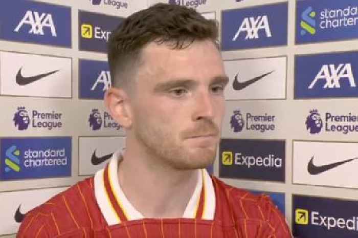 Andy Robertson reacts to Liverpool fans booing 'best mate' Trent in emotional tribute
