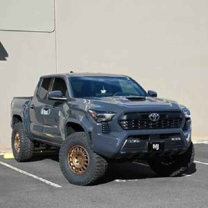 When Underground With a Toyota Tacoma TRD Sport, It's Best to Have Bronze Wheels and 37s 