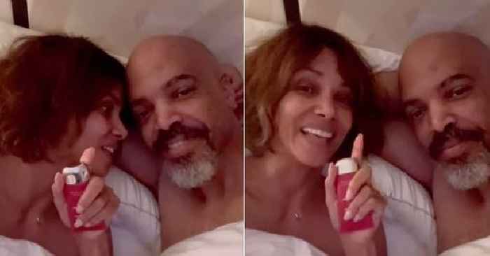 Halle Berry Holds Up Lube as She Gets Intimate With Her Boyfriend in Sensual Video From Bed: Watch