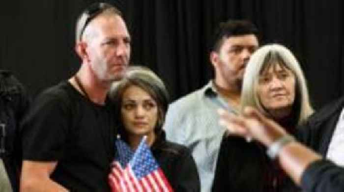 Dozens of white South Africans arrive in US under Trump refugee plan