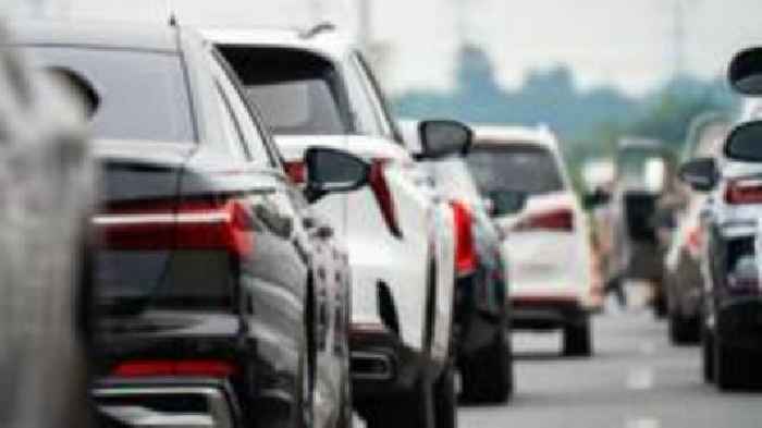 Motorway closed after lorry overturns in crash