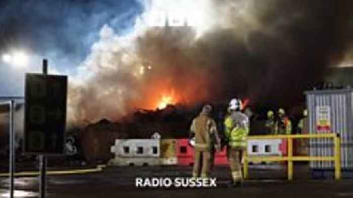 Newhaven Scrapyard Fire