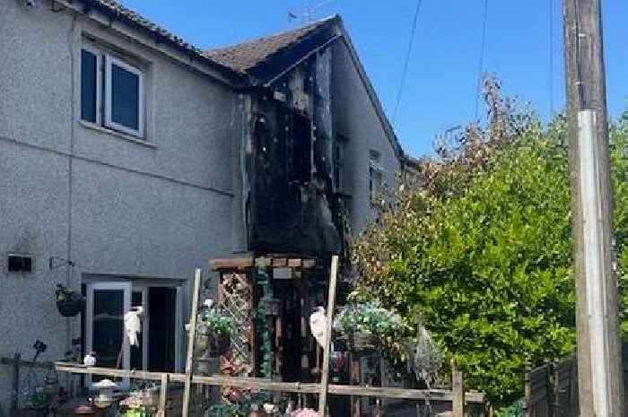 Wednesbury house left gutted after fire leaves three people fighting for their lives