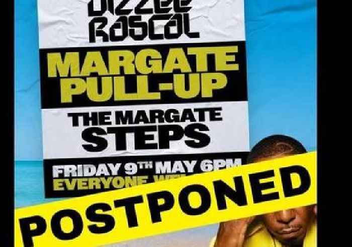Dizzee Rascal forced to postpone free Kent concert and accused of ‘inviting 500k people to beach without permission’