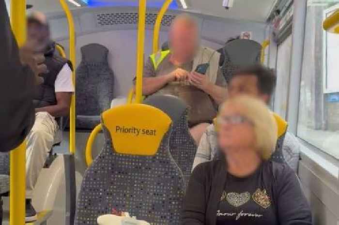 Man films woman breastfeeding on bus then tells her 'f*** off... I'm English'