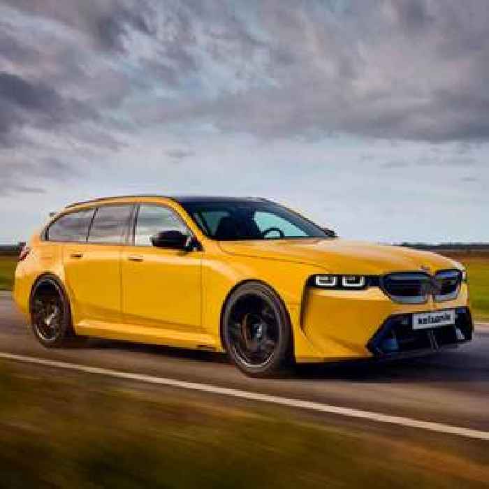 Rendering: BMW M5 Touring Mid-Cycle Facelift Tries to Pay Tribute to Original E34 Wagon 