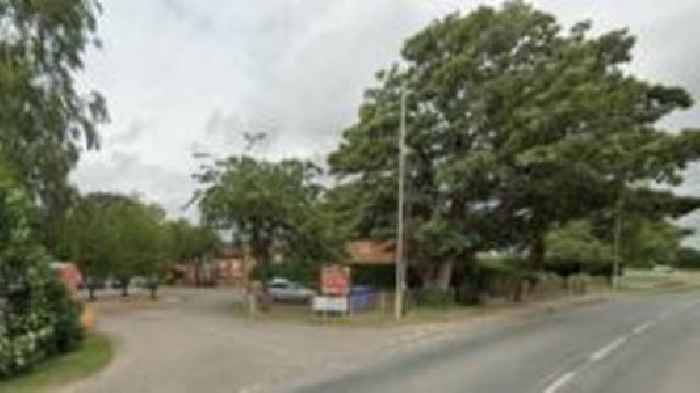 Passenger dies after crash near village school