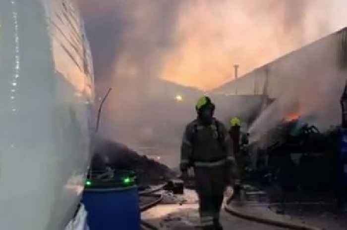 Darlaston fire live as firefighters tackle blaze at industrial park