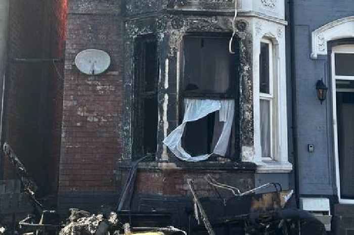 Watch flames engulf Birmingham house in seconds as residents tell of terror amid fire 'explosions'