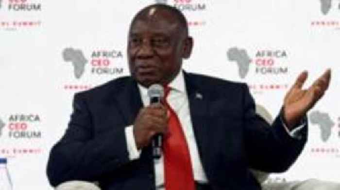White South Africans going to US are cowards, Ramaphosa says
