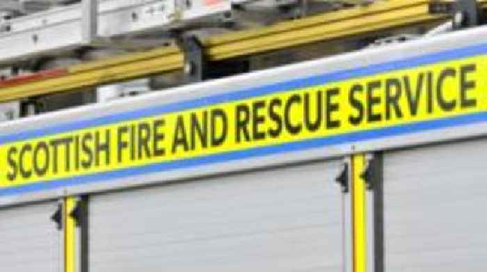 Lochaber road shut after fire breaks out in house