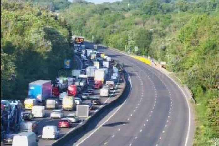 Live M25 updates as two lorries collide at Godstone causing road closure and severe delays