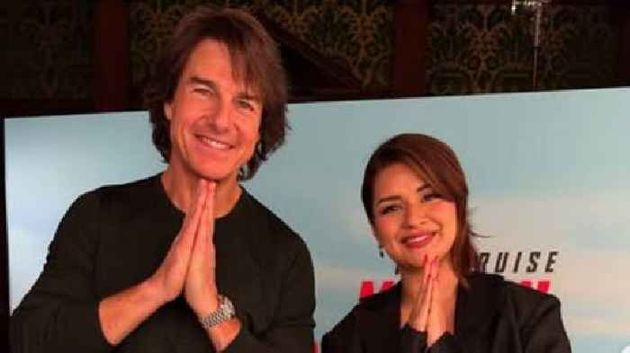 Avneet Kaur teaches Tom Cruise how to do Namaste