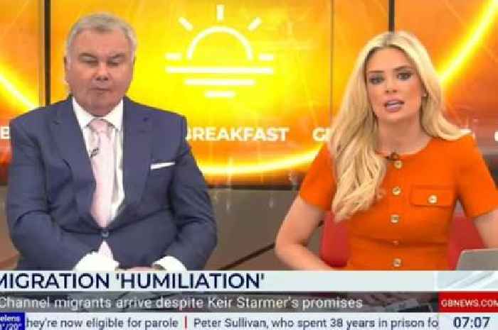 GB News viewers slam Eamonn Holmes as he repeats 'unprofessional' habit live on air