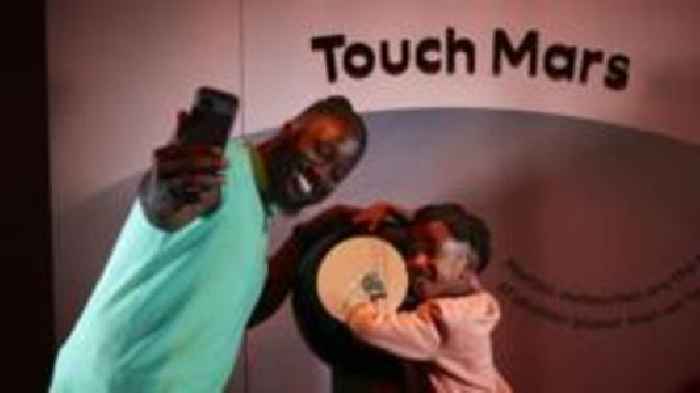 Museum visitors to touch part of the moon and Mars