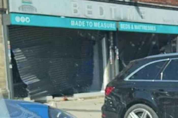 Birmingham shop smashed into in 'ram raid'