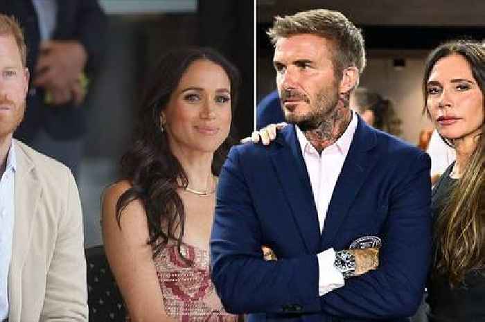 Harry and Meghan's friendship with David and Victoria Beckham that ended in awkward phone call