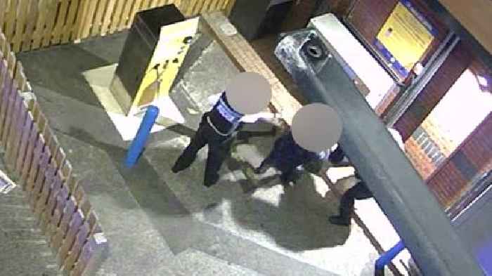 CCTV footage shows actor pepper-sprayed by police - as watchdog finds use of force 'reasonable'