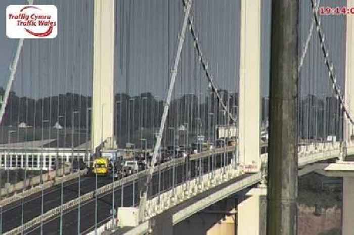Live: Crash shuts M48 Severn Bridge as huge queues form