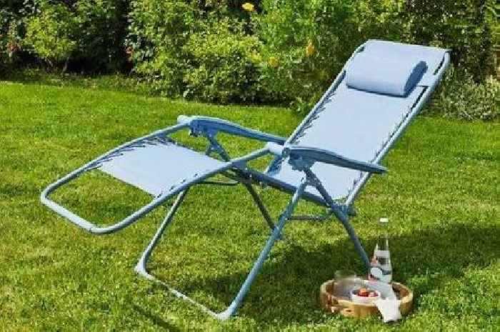 Dunelm's sun lounger is so comfortable shoppers 'feel like they're floating'