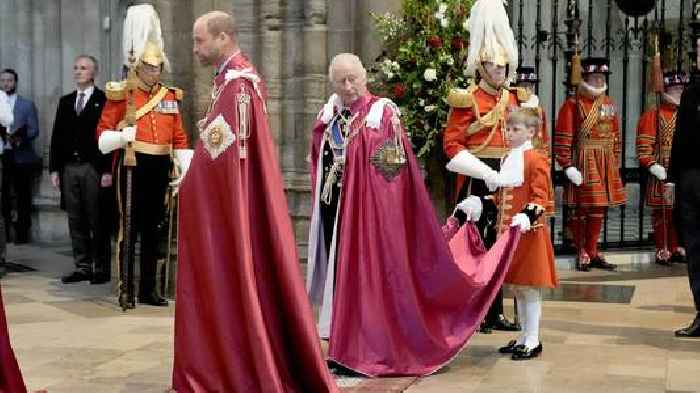 King Charles and Prince William share private moment at historical ceremony