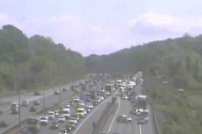 Live M25 and A2 traffic updates as crash 'involving overturned vehicle' blocks slip road