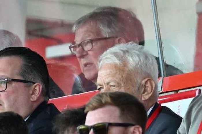 Sir Alex Ferguson is surprise guest at Airdrie in play-off final, as skipper admits being star-struck