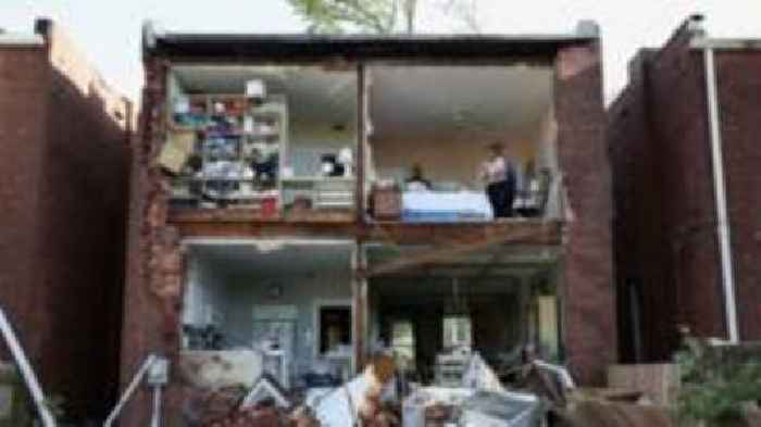 Five dead and thousands of buildings damaged after tornado tears through US city