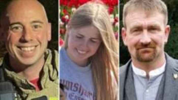 Tributes to firefighters and worker killed in business park blaze