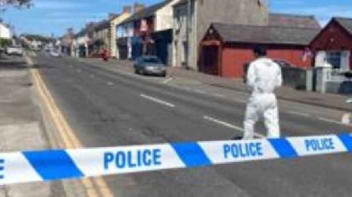 Attempted murder arrest after car collides with people outside bar