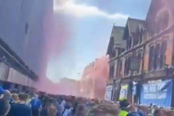 Liverpool fans get revenge on Everton with prank as Toffees bid farewell to Goodison