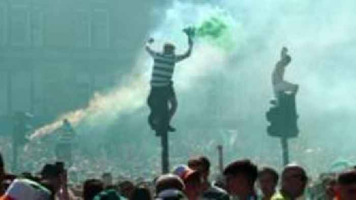 Nine arrested after 'disruptive' Celtic title celebrations