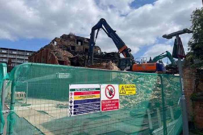 'A great shame' - Demolition work takes place at Derby's landmark Hippodrome
