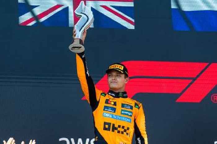 Lando Norris finishes second behind Max Verstappen in Imola GP