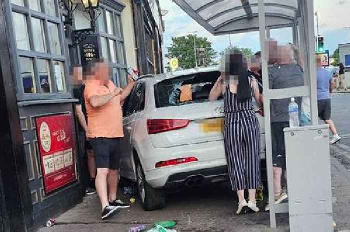 Car ploughs into pedestrian outside Ayr bar as police probe 'hit and run'