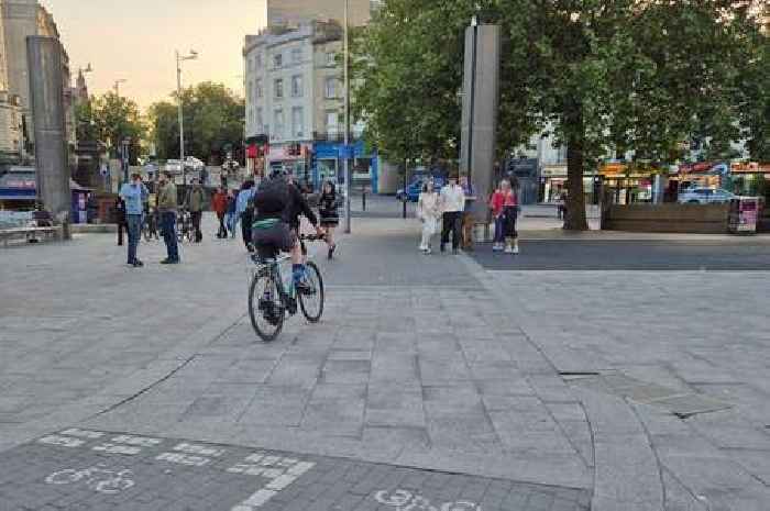 Cycling through the Centre of Bristol is a confusing mess for everyone involved