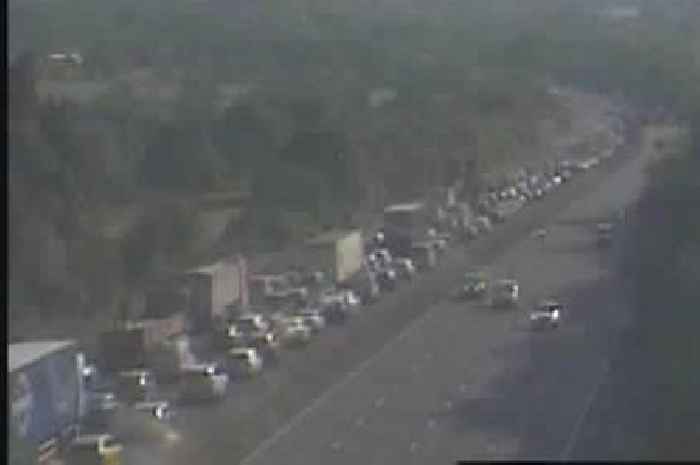 Live: Huge M5 delays after multi-vehicle crash halts traffic