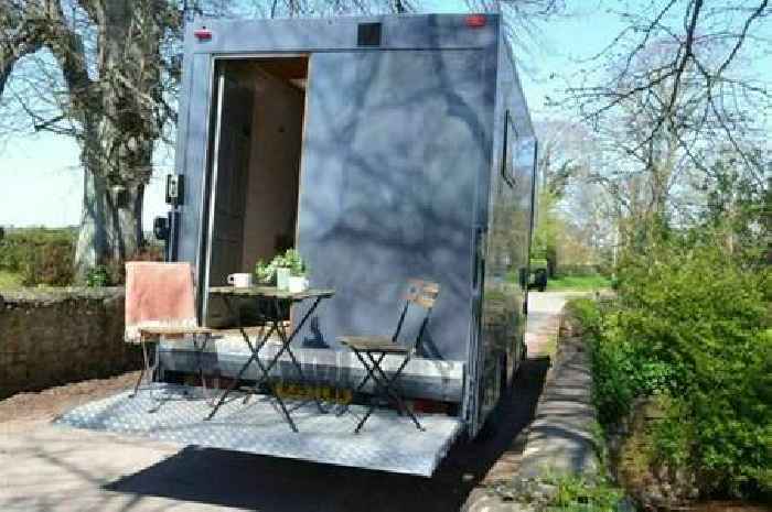 Horse box-turned-campervan with private balcony is the ultimate Scottish summer getaway