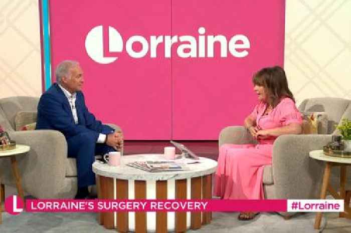 ITV Lorraine Kelly swears live on air as she gives health update in TV return