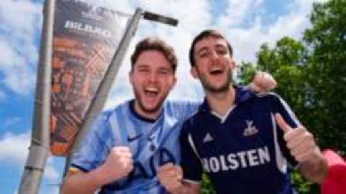 Coach trips and 33-hour ferries as fans flock to Bilbao