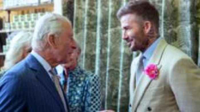 Beckham sports rose named in honour of the King
